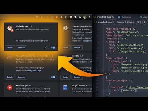 Create a Google Chrome Extension (For Beginners) thumbnail