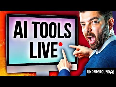 Underground AI Live (Exploring Unknown AI Tools) thumbnail
