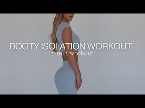 BOOTY ISOLATION WORKOUT: big burn, worth it! thumbnail