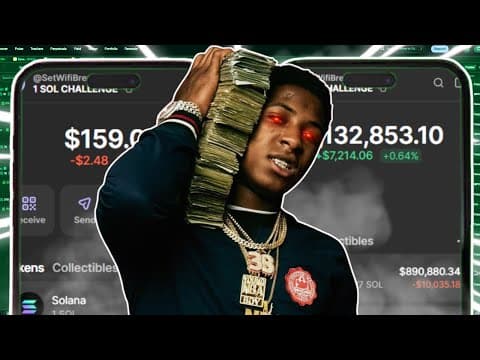 1 SOL TO 100 SOL MEMECOIN CHALLENGE EP. 2 (2025 REALISTIC EDITION) thumbnail