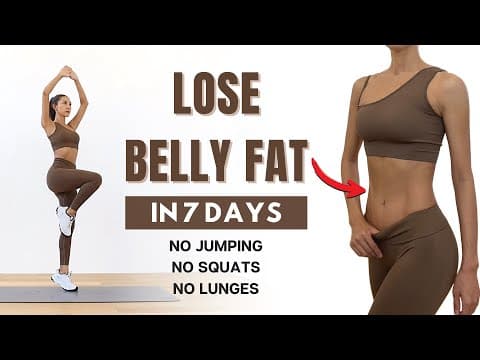 LOSE BELLY FAT in 7 Days🔥30 MIN Standing Abs Workout - No Squat, No Lunge, No Jumping thumbnail