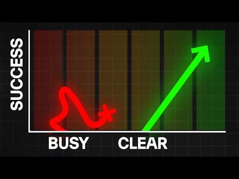 Being Busy is a Form of Laziness. Clarity Will Change Your Life. thumbnail