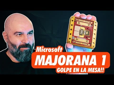 Microsoft dice Crear Nuevo Estado de la Materia: Qubits Topológicos - El Majorana 1 thumbnail