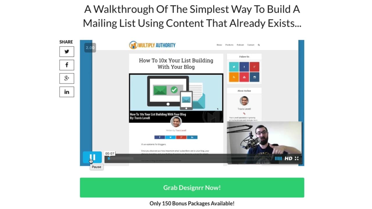 YouTube video player