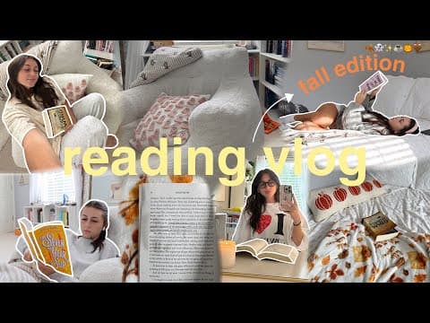 fall reading vlog 👻🍂✨🎃🌥️ (romances, new releases & popular fantasies) thumbnail
