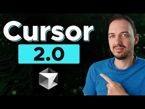 Cursor 2.0 in 20 minutes thumbnail