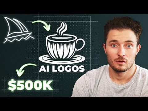 How to Make Professional Logos Using AI ($34,901/Month) thumbnail