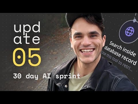 Day 10:  Notion Database Assistant, Email Scraper collab with  @workfloows  [Update #05] thumbnail