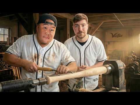 I Made A Homemade Bat For MrBeast thumbnail