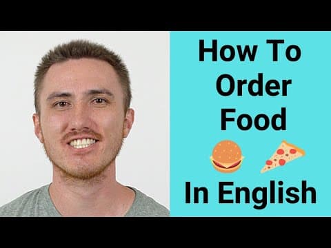How to ORDER FOOD in English thumbnail