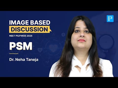 PSM Image Based Discussions For NEET PG & FMGE 2025 By Dr. Neha Taneja thumbnail
