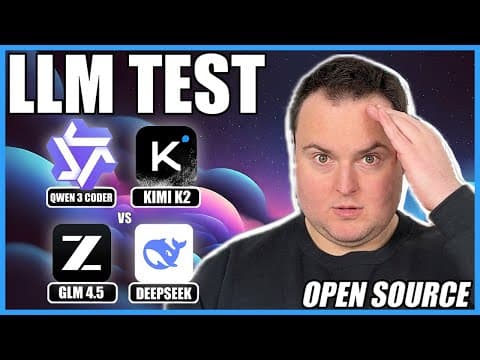 DeepSeek R1 vs Kimi K2 vs Qwen3 Coder vs GLM 4.5 - Head-to-Head Testing! thumbnail