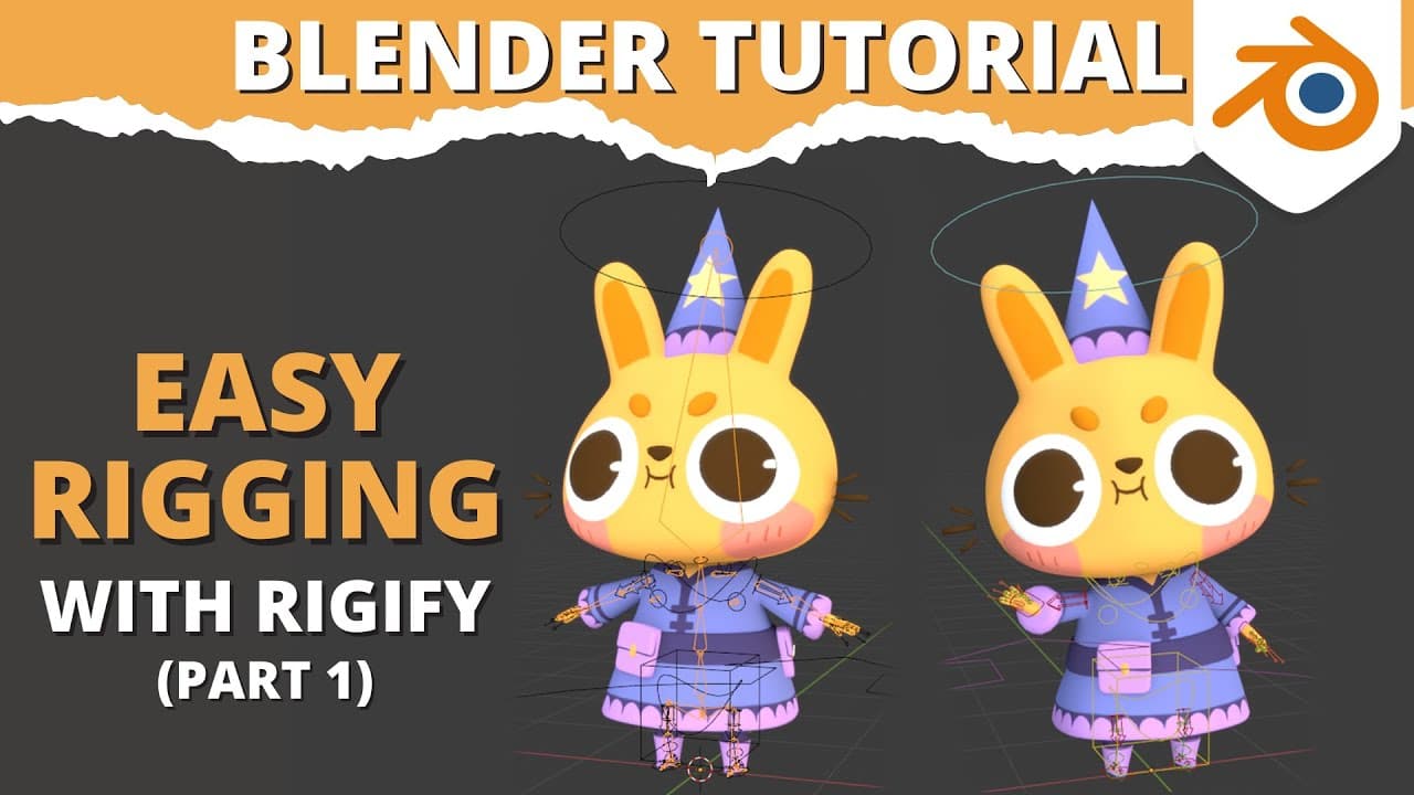 Blender Tutorial - Use Rigify to Easily Rig Your Characters (Part 1 ...
