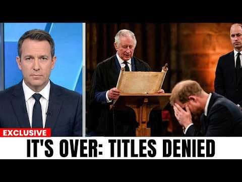 1 MIN AGO: Prince William & Princess Anne CONFIRMS The Unthinkable Decision On Prince Harry thumbnail