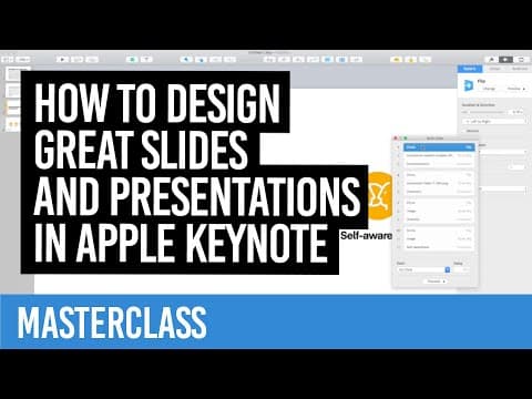 How to design great slides and presentations in Apple Keynote  [MASTERCLASS] thumbnail