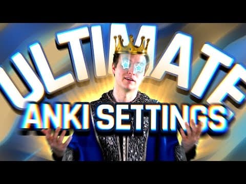 THE ULTIMATE 2025 ANKI SETTINGS — Latest Updates, FSRS-5 & More! thumbnail