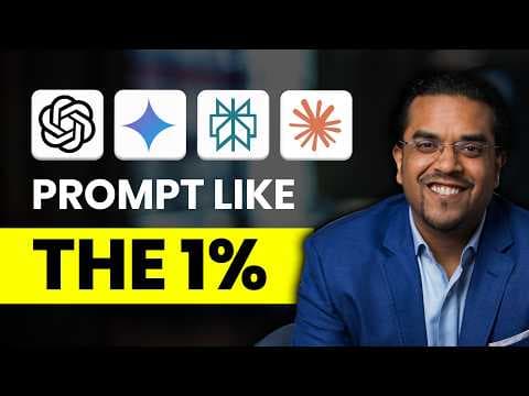 The ABSOLUTE BEST AI Prompt Techniques in 2025 thumbnail