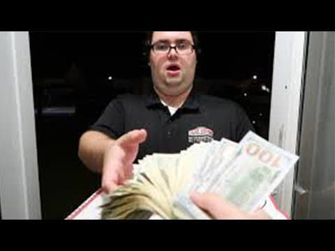 Tipping Pizza Delivery Guys $10,000 thumbnail