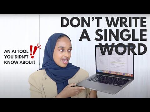 How To ALWAYS Write First Class Essays (With AI & Without Plagiarism) thumbnail