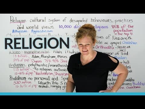 Culture & Vocabulary: Major religions of the world thumbnail