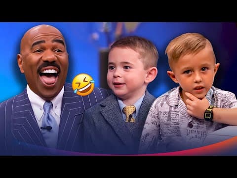 The BEST Kids Moments of 2025 ⭐ | Steve Harvey thumbnail