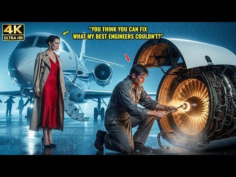 No One Could Fix the Billionaire’s Jet — Until a Single Dad Mechanic Walked In… thumbnail