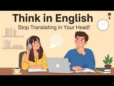 English Podcast for Beginners - How to Think in English | Stop Translating in Your Head Now thumbnail