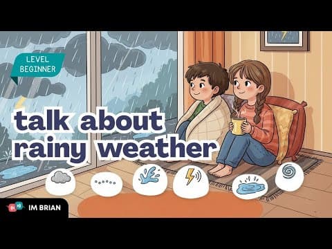 Talking About Rainy Weather in English | Easy English Conversation for Beginners thumbnail