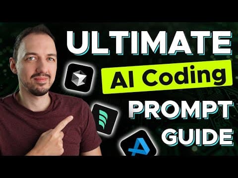 AI Coding 101: Ultimate Prompt Guide (37 tips) thumbnail