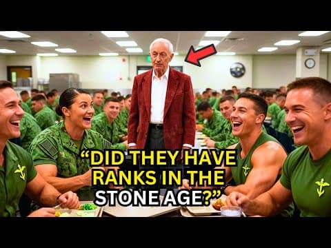 SEAL Jokingly Asked For the Old Veteran's Rank — Until His Reply Made the Entire Mess Hall Freeze thumbnail