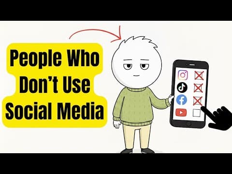 People Who Don't Use Social Media thumbnail