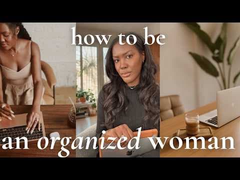 How to Be More Organized: Everything You Need to Create A Personal Productivity System thumbnail