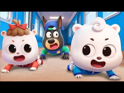 Sheriff Takes Care of Babies | 🌊 WaterCity Mystery | Sheriff Labrador | Kids Cartoon | BabyBus thumbnail
