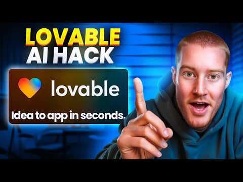 This NEW Lovable AI Hack is INSANE (Build Amazing UI in Minutes) thumbnail