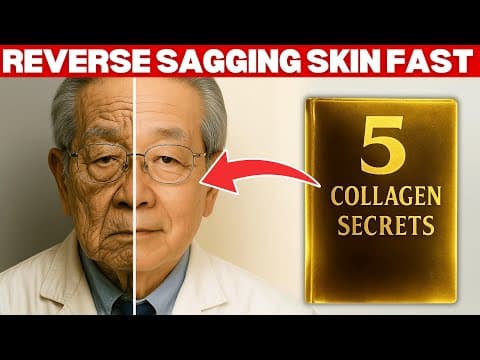 Japan’s Oldest Doctor: REVERSE Sagging Skin After 60 | 5 Collagen Secrets Every Senior Must Know thumbnail