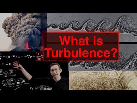 What Is Turbulence?  Turbulent Fluid Dynamics are Everywhere thumbnail
