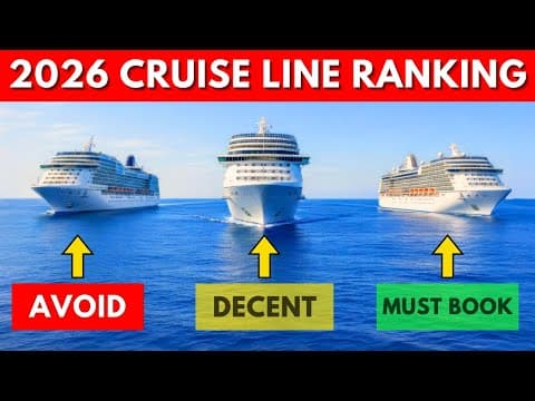 Which Cruise Line to Choose in 2026 – RANKED WORST TO BEST! thumbnail