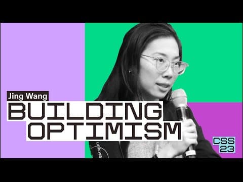Building Optimism: A conversation with Optimism founder Jing Wang thumbnail