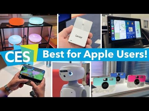 Best Gear, Gadgets, & Accessories for APPLE Users at CES 2026! thumbnail