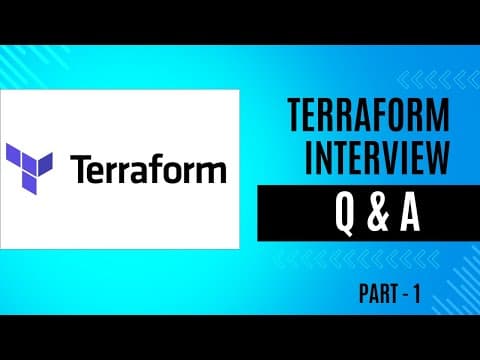 🎯 Terraform Interview Questions & Answers 🔥 | Crack Your DevOps Interview 🚀 thumbnail