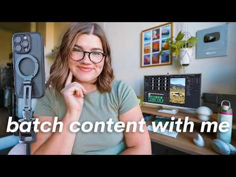 How I Batch Create a Week of Instagram Content thumbnail