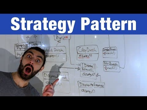 Strategy Pattern – Design Patterns (ep 1) thumbnail