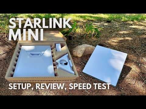 Starlink Mini Review: Setup, Speed Tests, Power Consumption thumbnail