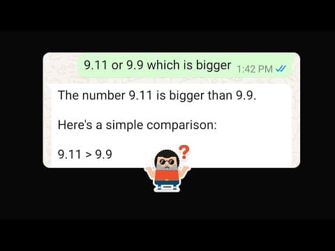 AI can be bad at math, and stubborn thumbnail