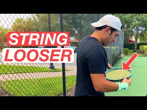 The Benefits of Stringing Poly’s Looser | String Tension Advice thumbnail