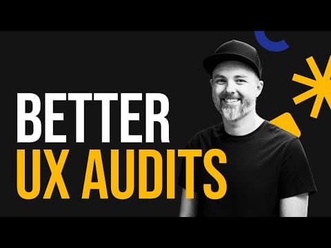 UI UX Audit Process - How to Stop Skipping Them [Free UX Audit Checklist] thumbnail