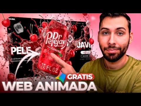 ¡Gemini 3 acaba de reventar las animaciones web! Y esto puedes hacer 🔥 thumbnail