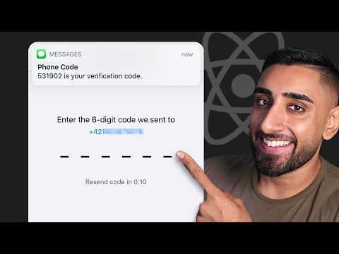 How to add Phone OTP Authentication to any Next.js app with Firebase! (Tutorial for Beginners) thumbnail