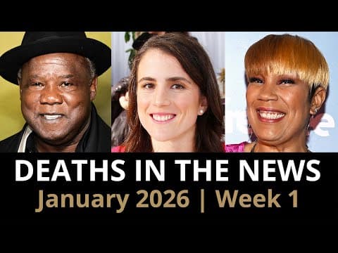 Who Died This Week | January 2026 #1 Celebrity Deaths & More thumbnail
