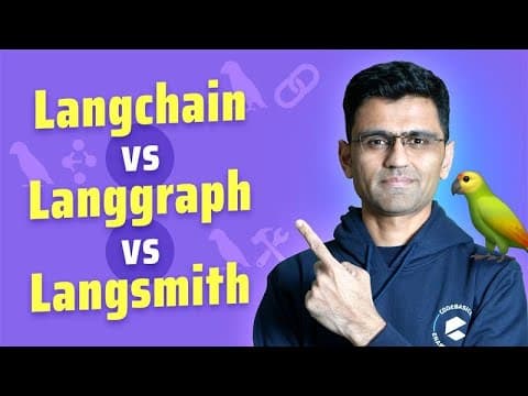 LangChain vs LangGraph vs LangSmith thumbnail